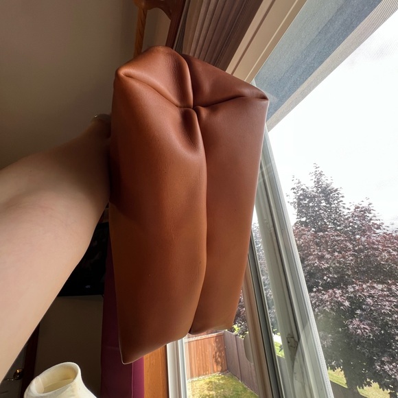 Portland Leather Brown and black tote bag - Picture 5 of 8